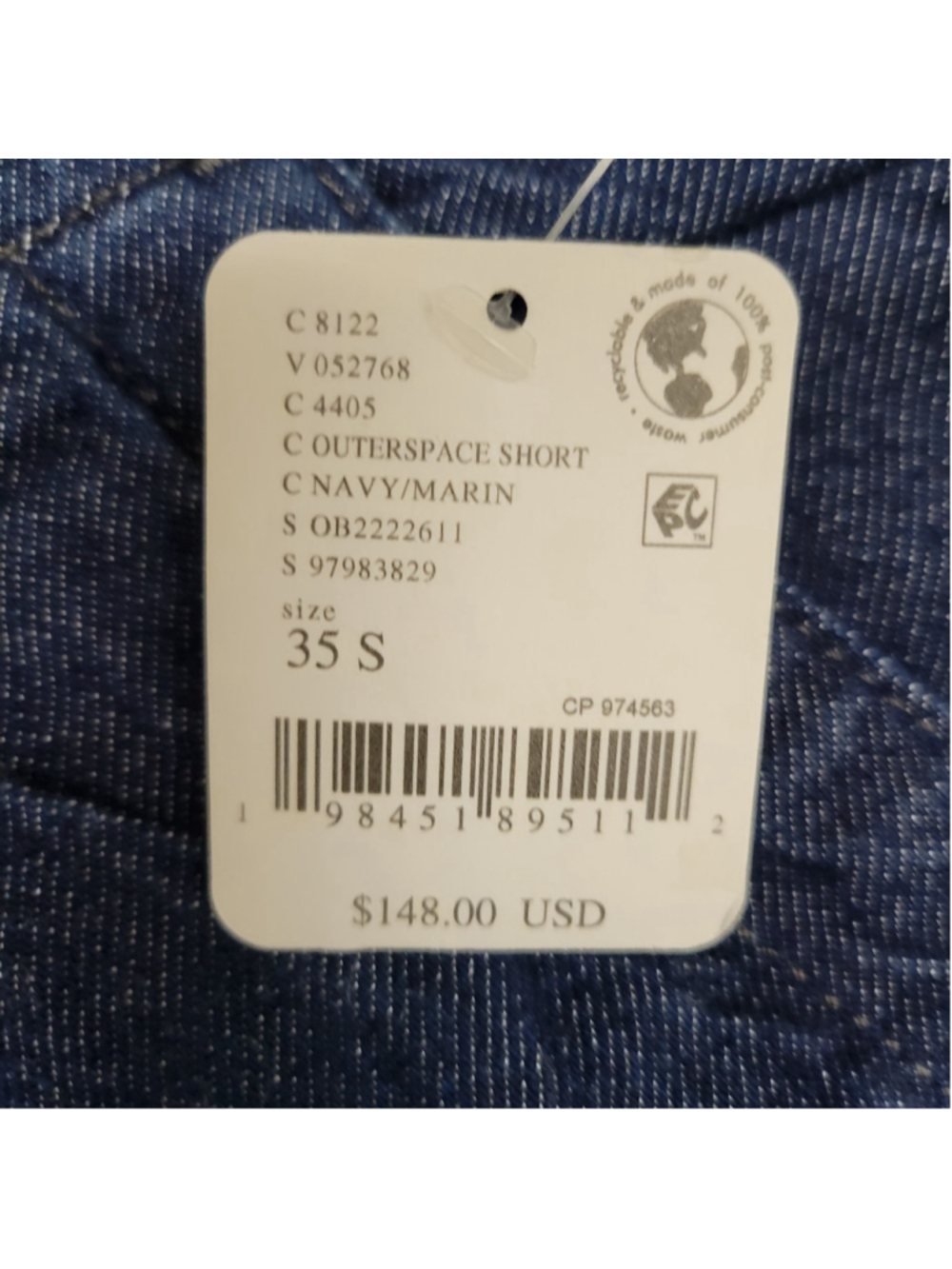 We The Free People Women Orvy New Spin Wide-Leg Denim Trousers Size 35S NWT $148 - Picture 6 of 9